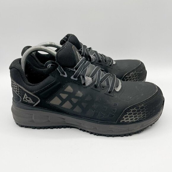 Ace Boots Women's Aster Slip Resistant Athletic Shoes - Alloy Toe - Black Size 9 - Picture 7 of 13